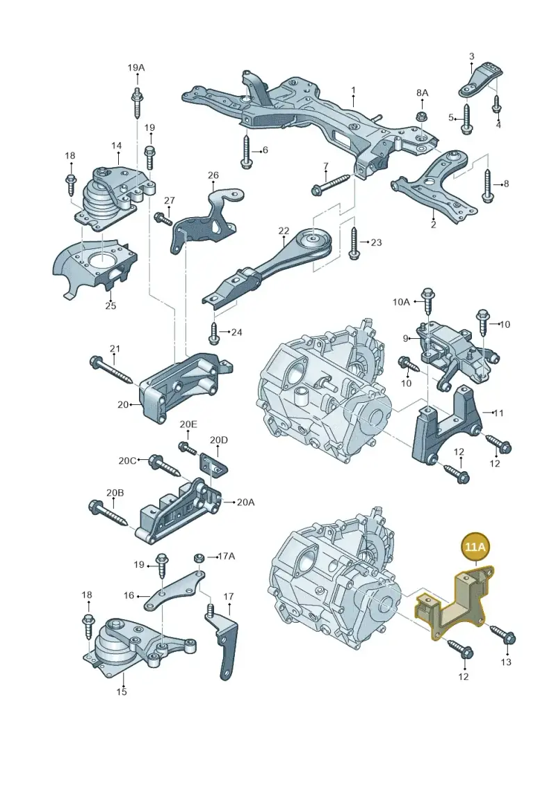 6R0199111B — SEAT Ibiza Reference (2012-2012) diagram 747199250, position 11A