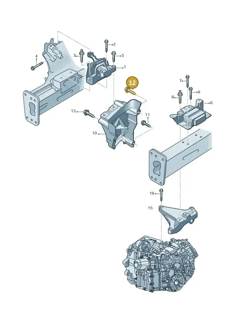 6R0199555D — SEAT Toledo Reference (2015-2019) diagram 746199350, position 12