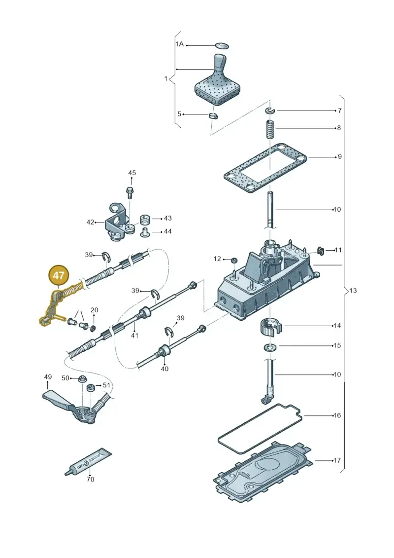 6R0711202A — SEAT Ibiza Reference (2012-2012) diagram 672711300, position 47