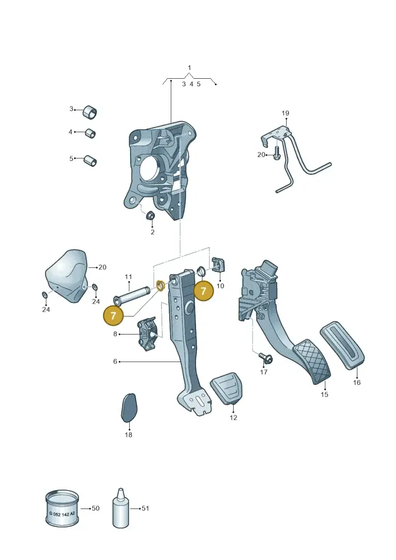 6R0721153B — SEAT Arona FR (2017-) diagram 835721700, position 7
