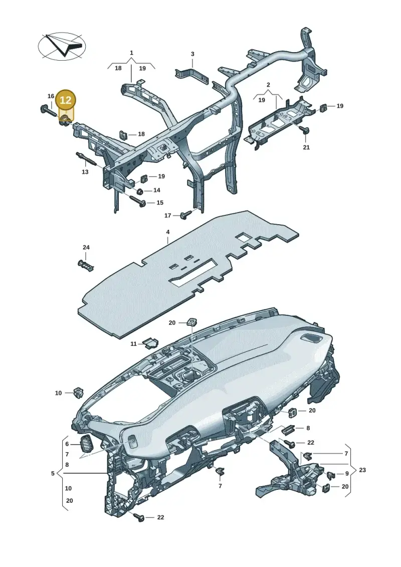 6R0857049 — SEAT Tavascan Cupra (2023-) diagram 20h857000, position 12