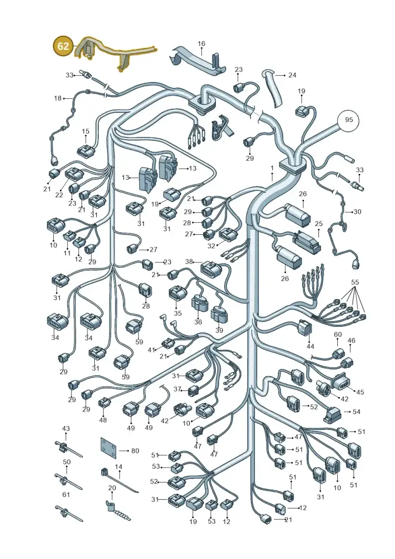 6R0971615 — SEAT Ibiza Reference (2012-2012) diagram 639971800, position 62