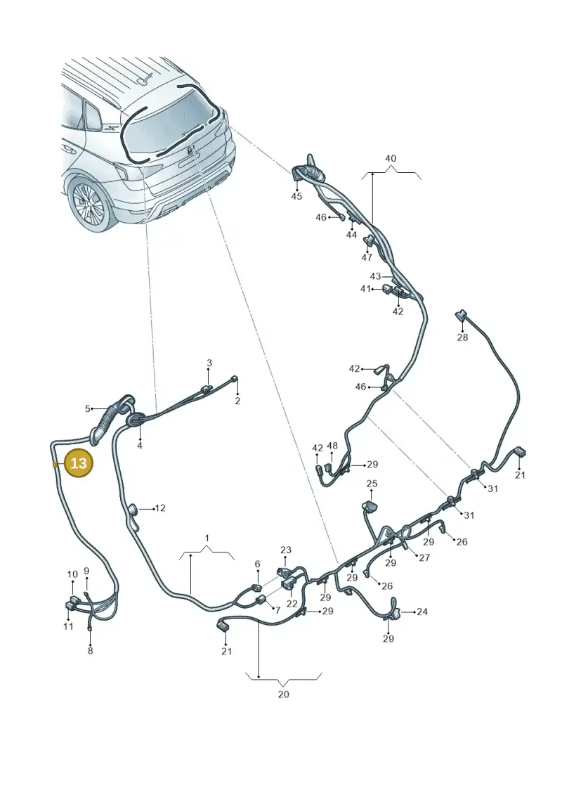 6R0971930 — SEAT Arona FR (2017-) diagram 471972800, position 13