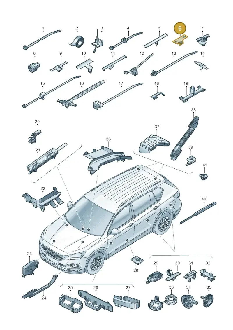 6R0971930 — SEAT Tarraco FR (2018-2024) diagram 591971083, position 6