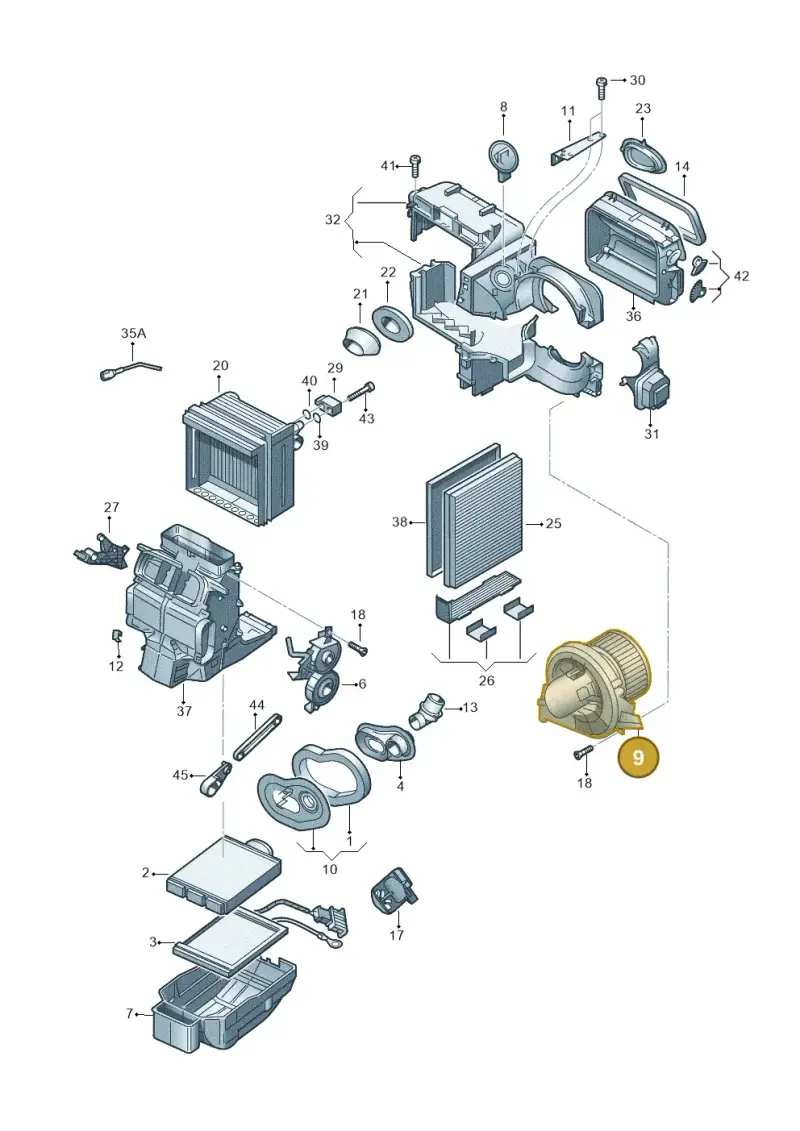 6R1819015 — SEAT Toledo Reference (2015-2019) diagram 672820110, position 9