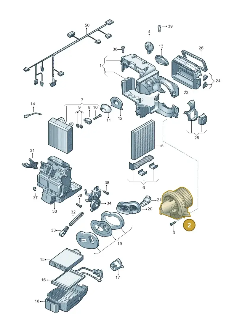 6R1819015 — SEAT Ibiza Stylance (2015-) diagram 773820100, position 2