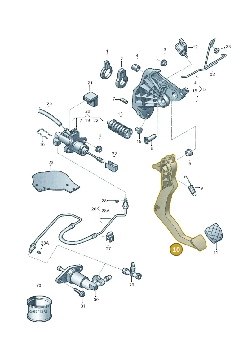 6R2721318A — SEAT Ibiza Reference (2012-2012) diagram 672721250, position 10