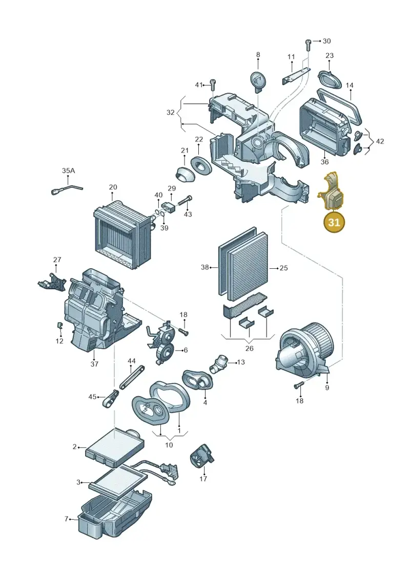 6R2907511A — SEAT Toledo Reference (2015-2019) diagram 672820110, position 31
