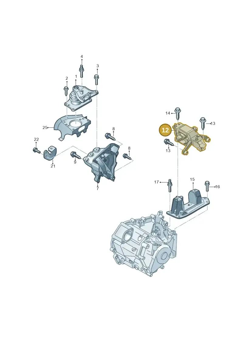 6RF199555J — SEAT Toledo Reference (2015-2019) diagram 773199400, position 12