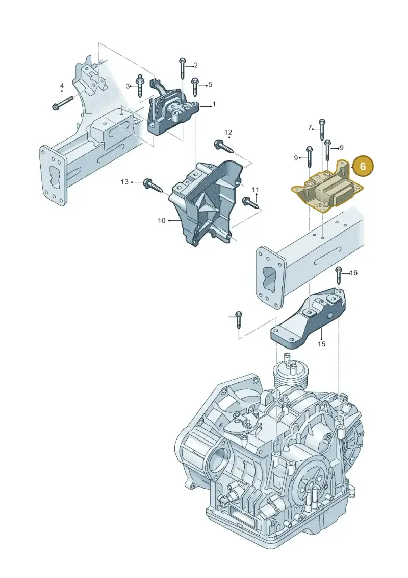 6RF199555J — SEAT Toledo Reference (2015-2019) diagram 781199370, position 6