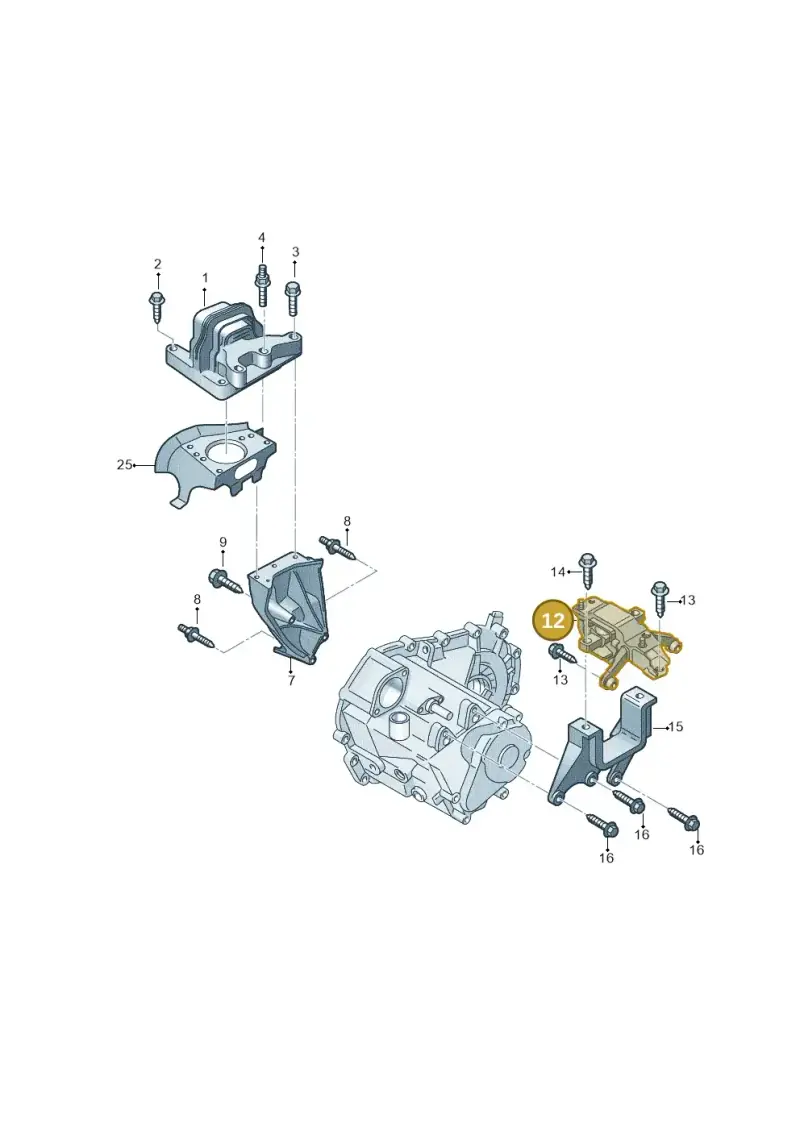 6RF199555J — SEAT Toledo Reference (2015-2019) diagram 773199600, position 12