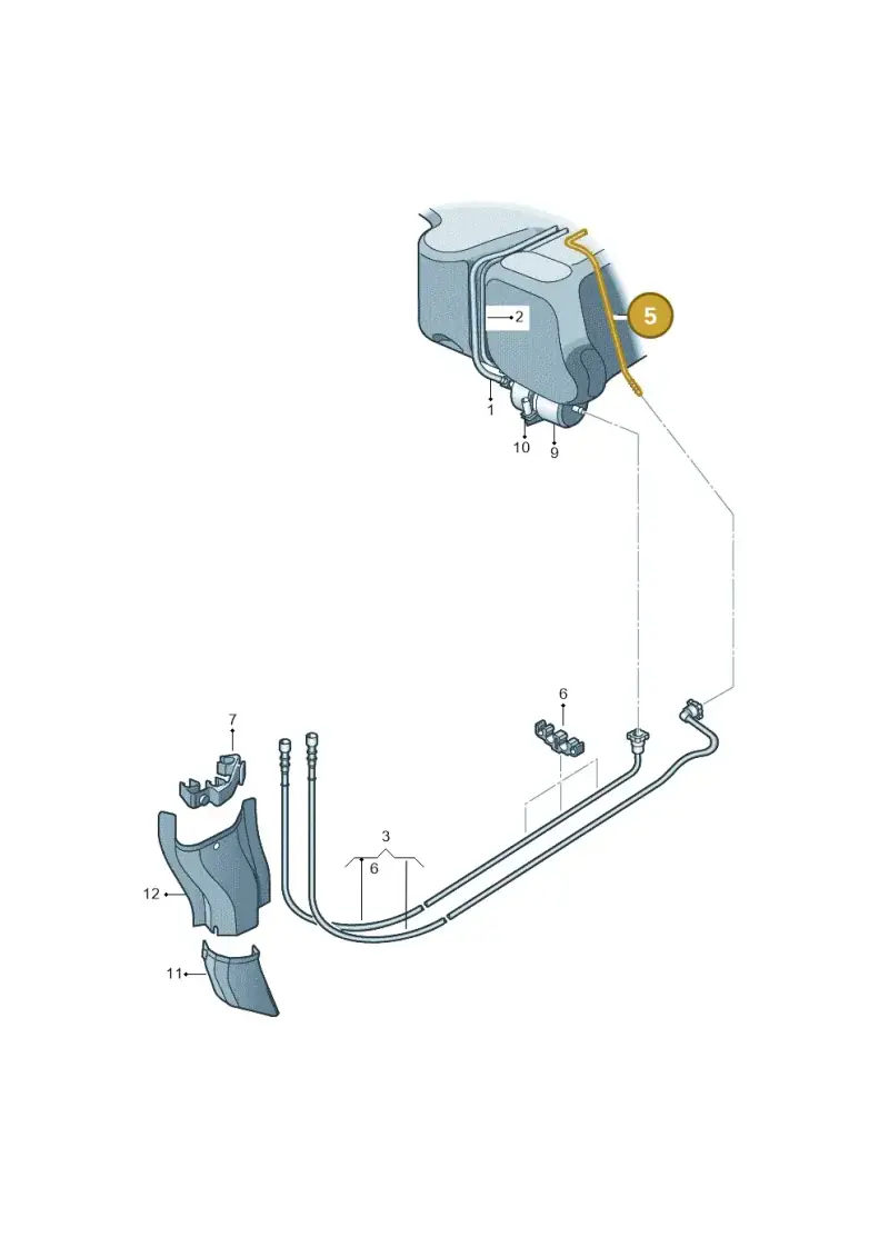 6RU201997 — SEAT Toledo Reference (2015-2019) diagram 672201400, position 5