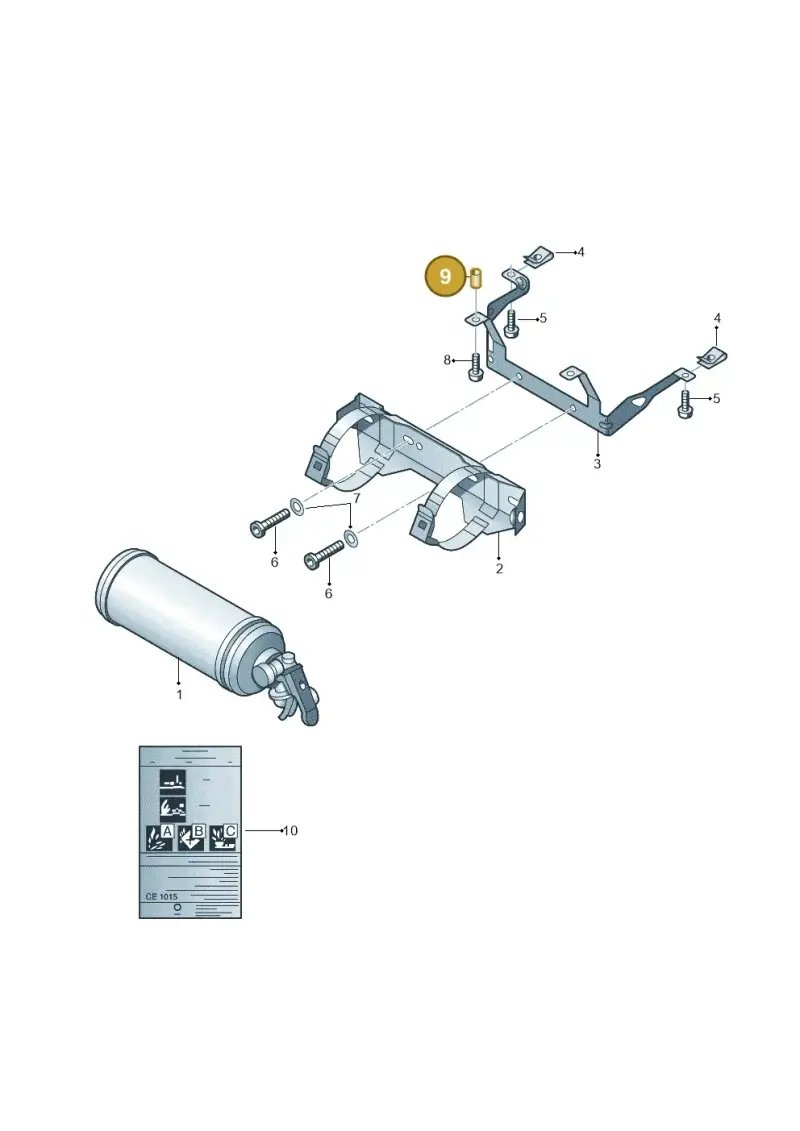 6U0868563A — Skoda Kamiq (2019-) diagram 419011110, position 9