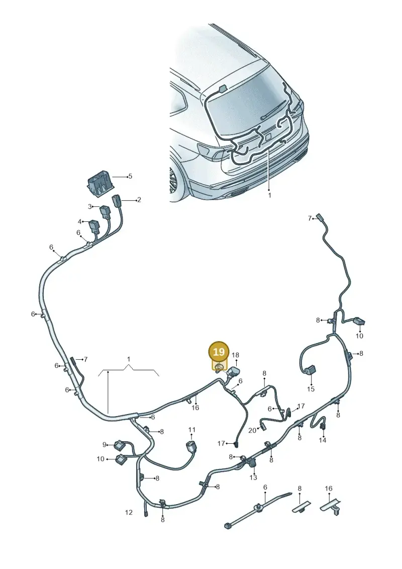 6X0971921D — SEAT Tarraco FR (2018-2024) diagram 591972082, position 19