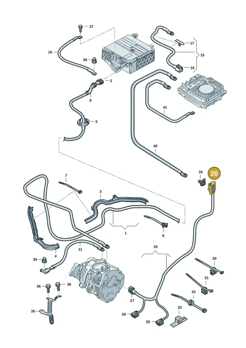 6X0973815 — SEAT Leon style (2019-) diagram 5h0971004, position 26