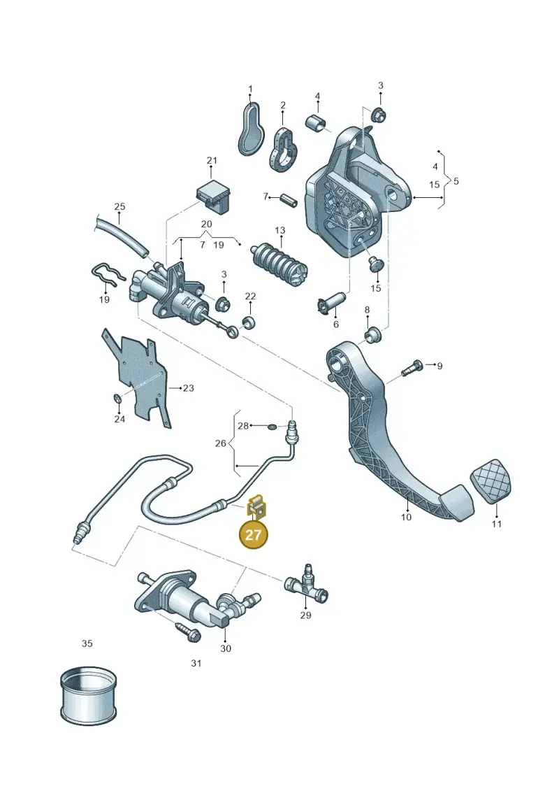 701611767B — SEAT Toledo Reference (2012-2015) diagram 773721250, position 27