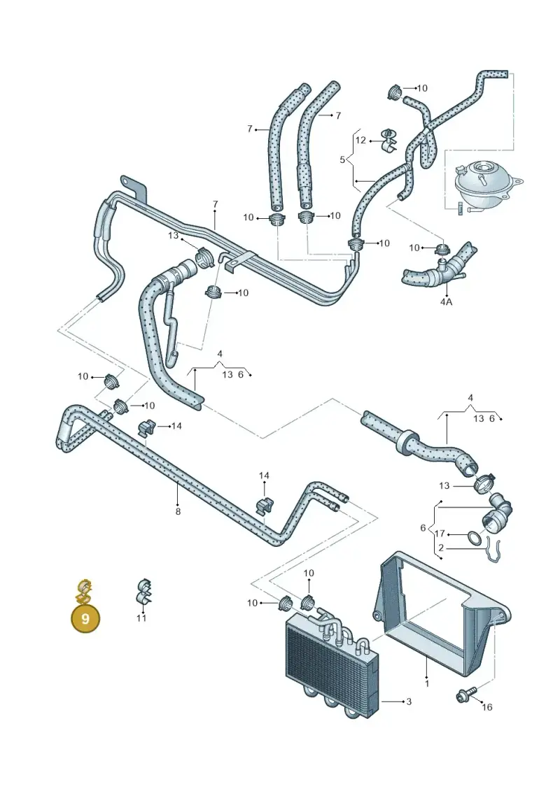 701971787P — SEAT Alhambra (2006-2010) diagram 244121420, position 9