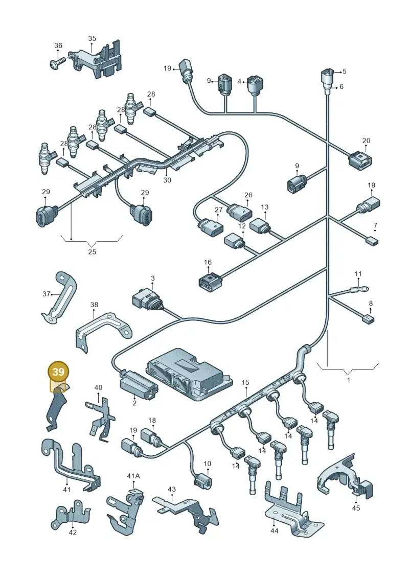 701971939 — SEAT ALTEA                  07> (2006-) diagram 412971090, position 39