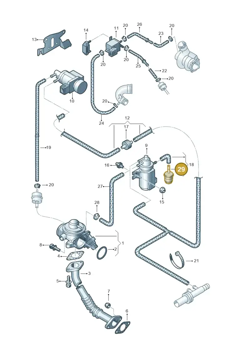 702129965 — SEAT Alhambra (2006-2010) diagram 244131200, position 29