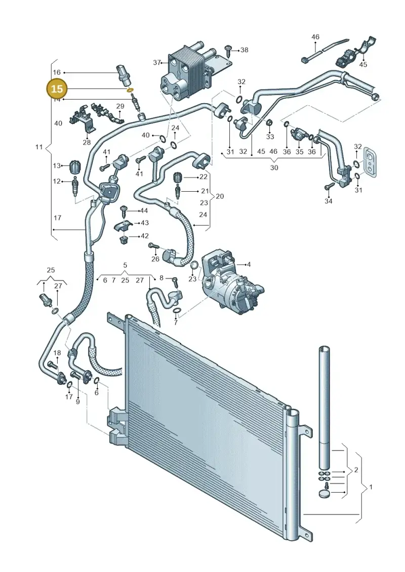 7H0820896 — SEAT Formentor TSI CUPRA (2020-) diagram 746260500, position 15
