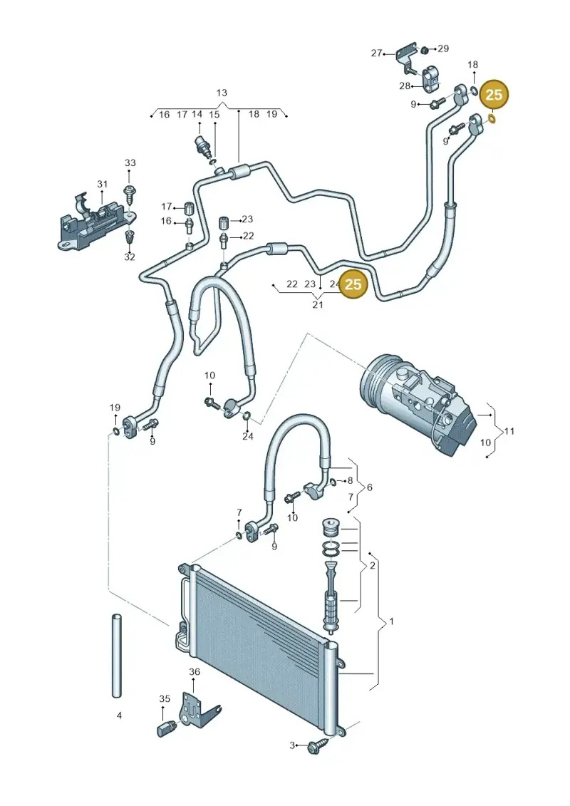 7H0820898 — SEAT Ibiza Stylance (2015-) diagram 747260410, position 25