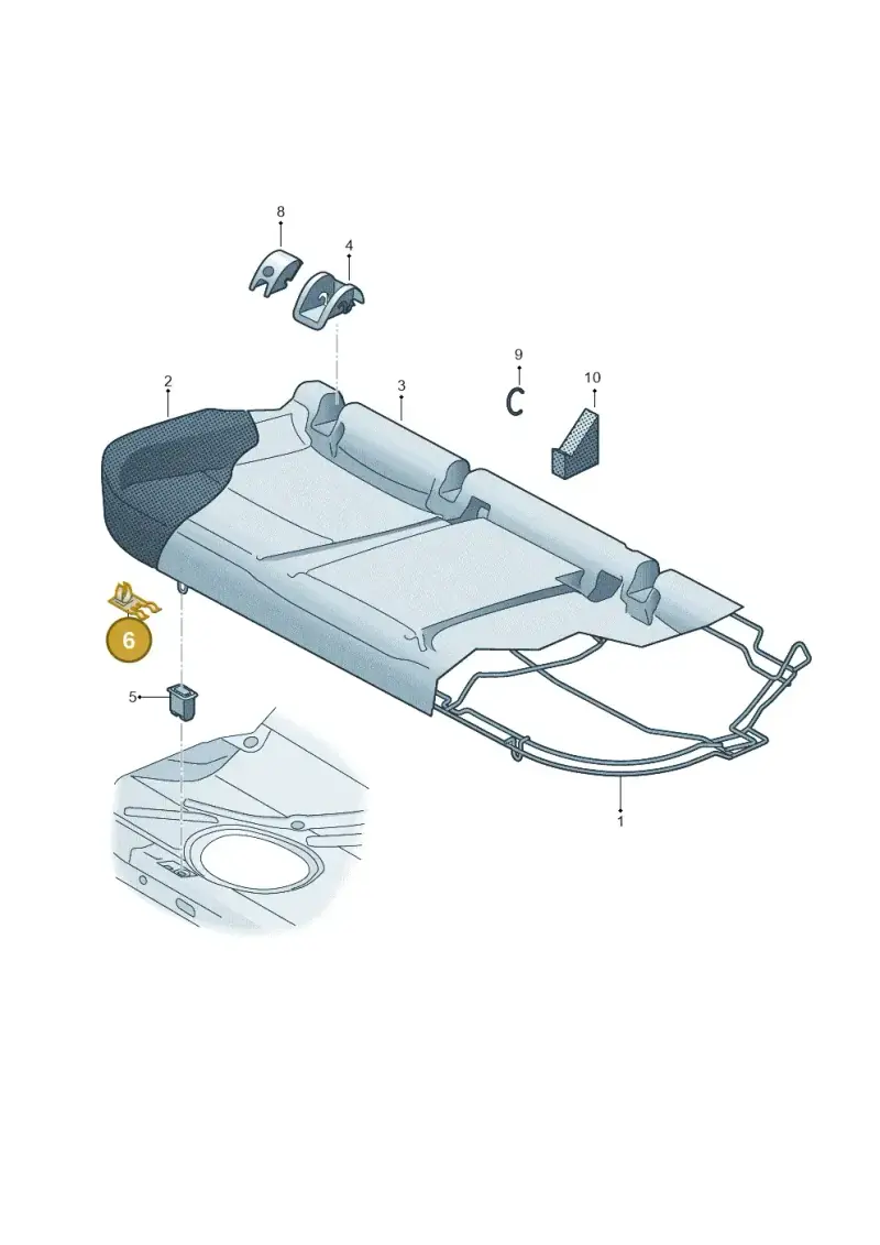 7H0881621 — SEAT Leon ST Stylance (2016-2020) diagram 830885200, position 6