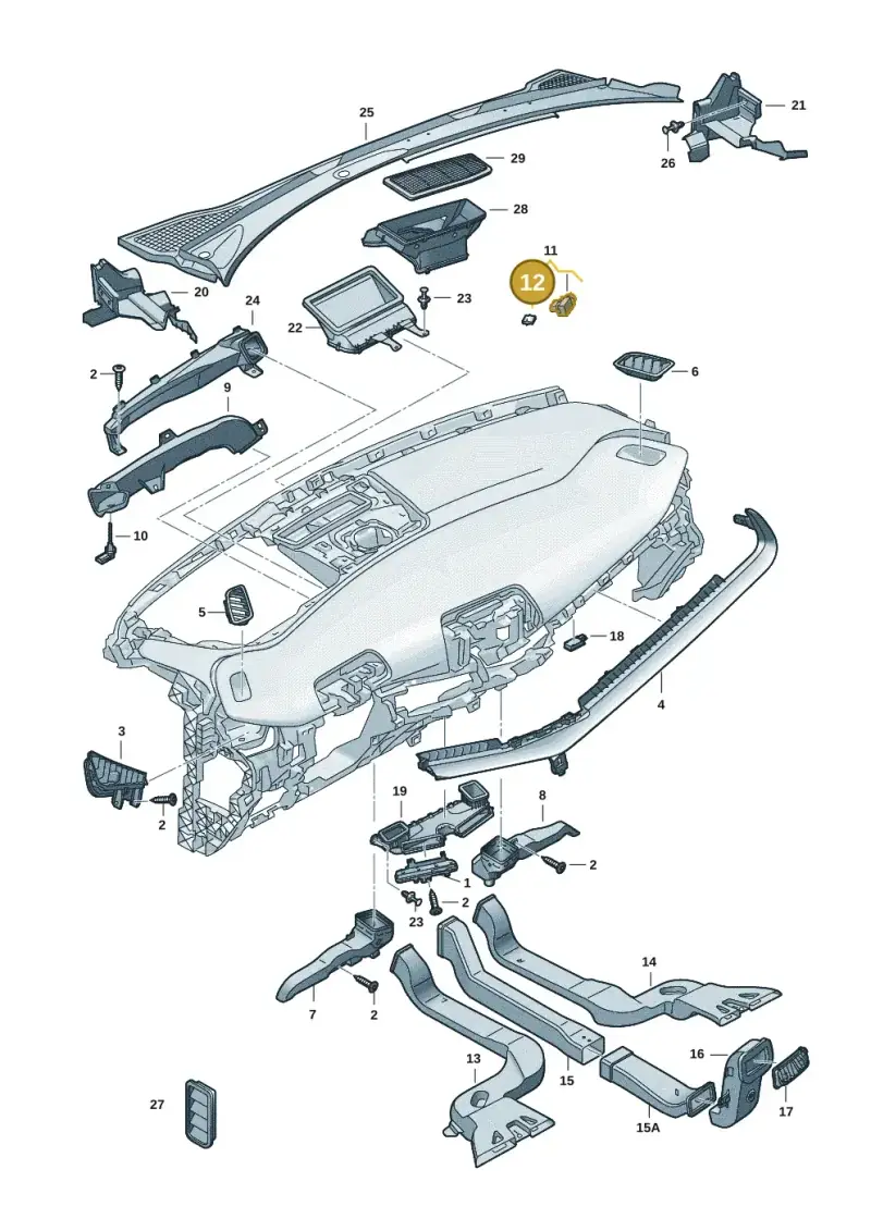 7L0907323 — SEAT Tavascan Cupra (2023-) diagram 20h819300, position 12