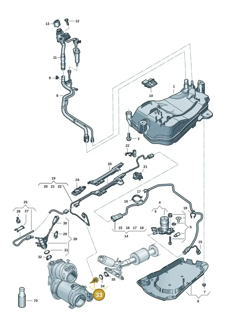 7LA131113A — SEAT Formentor TSI CUPRA (2020-) diagram 5h0253104, position 33