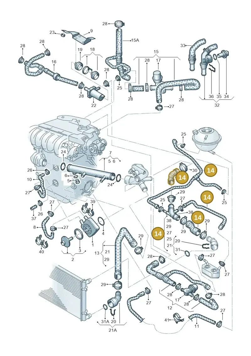 7M3122101N — SEAT Alhambra (2006-2010) diagram 244121350, position 14