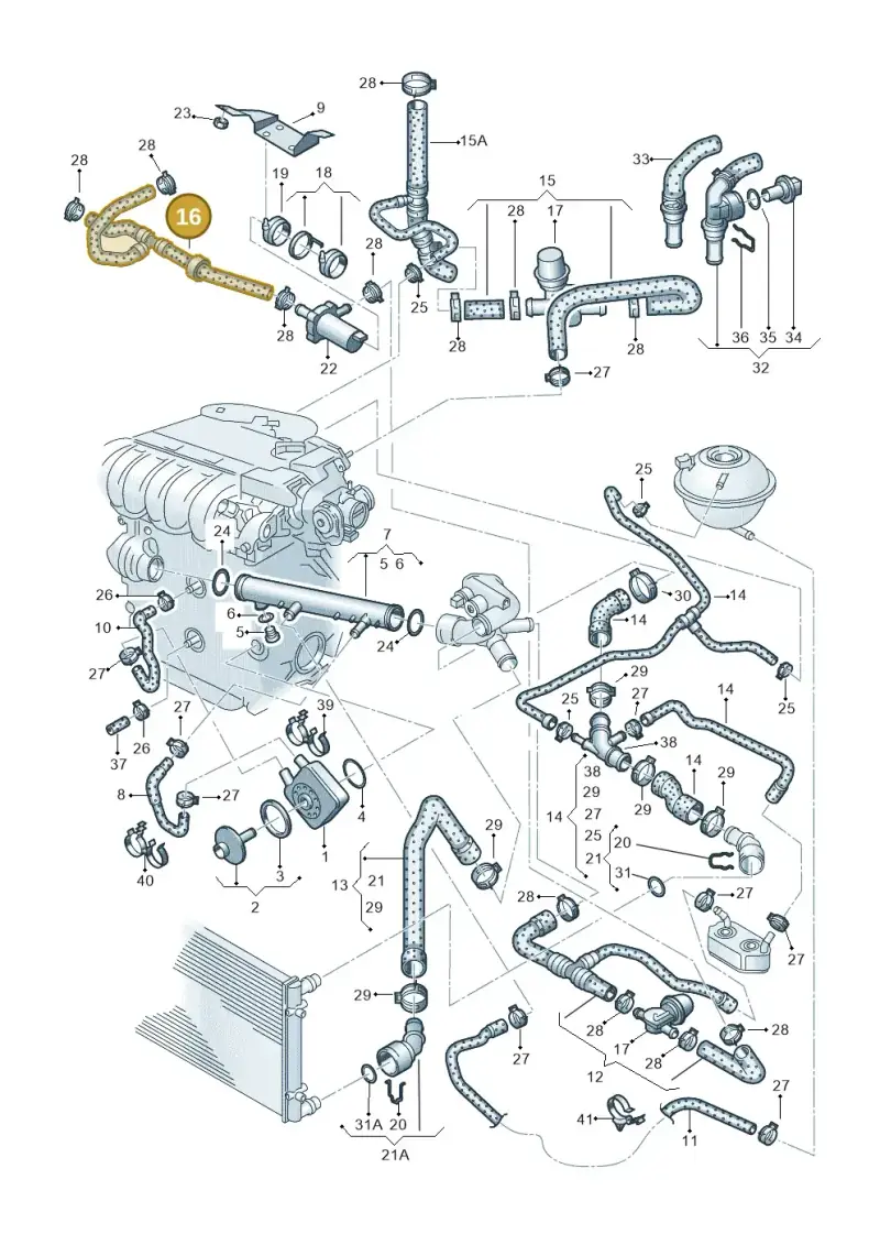 7M3122157D — SEAT Alhambra (2006-2010) diagram 244121350, position 16