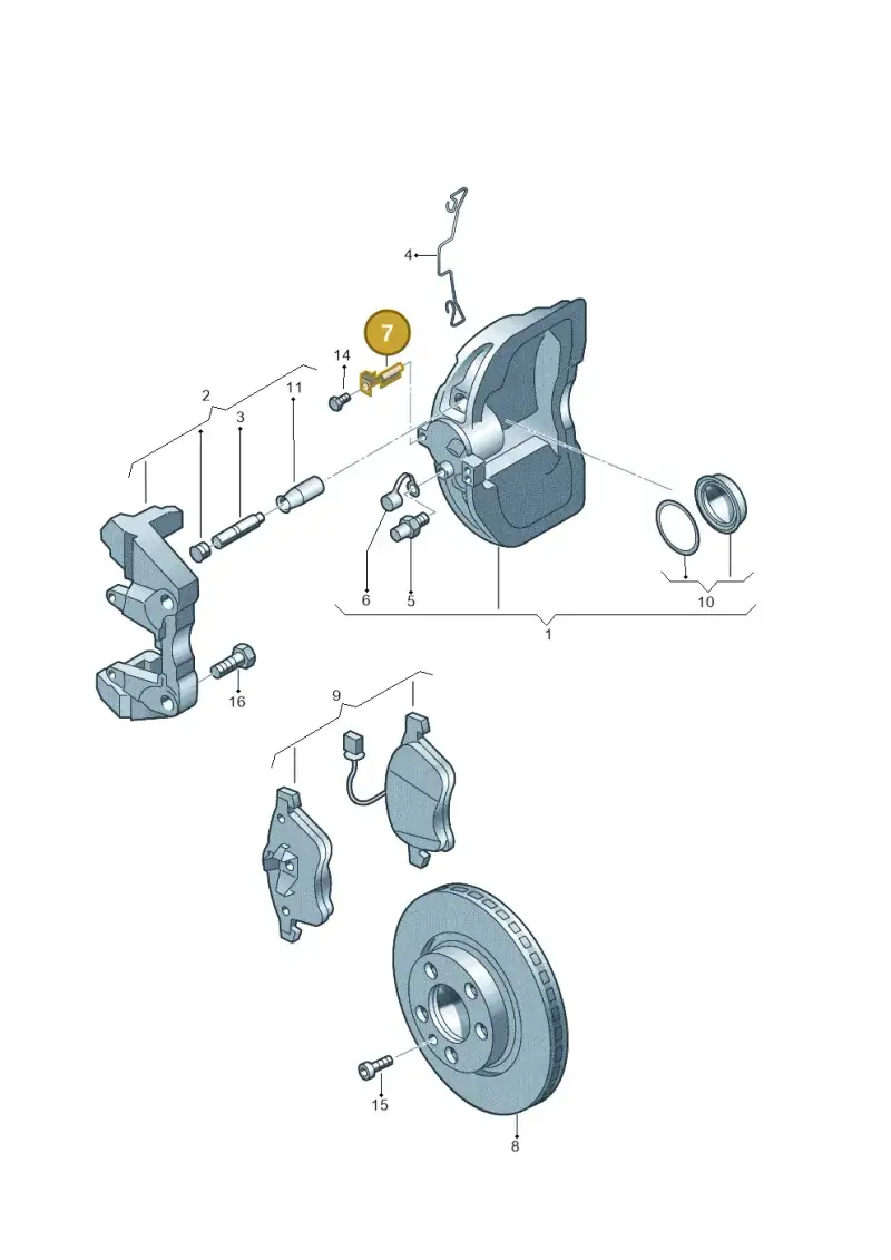 7M3615133 — SEAT Alhambra (2006-2010) diagram 244615450, position 7