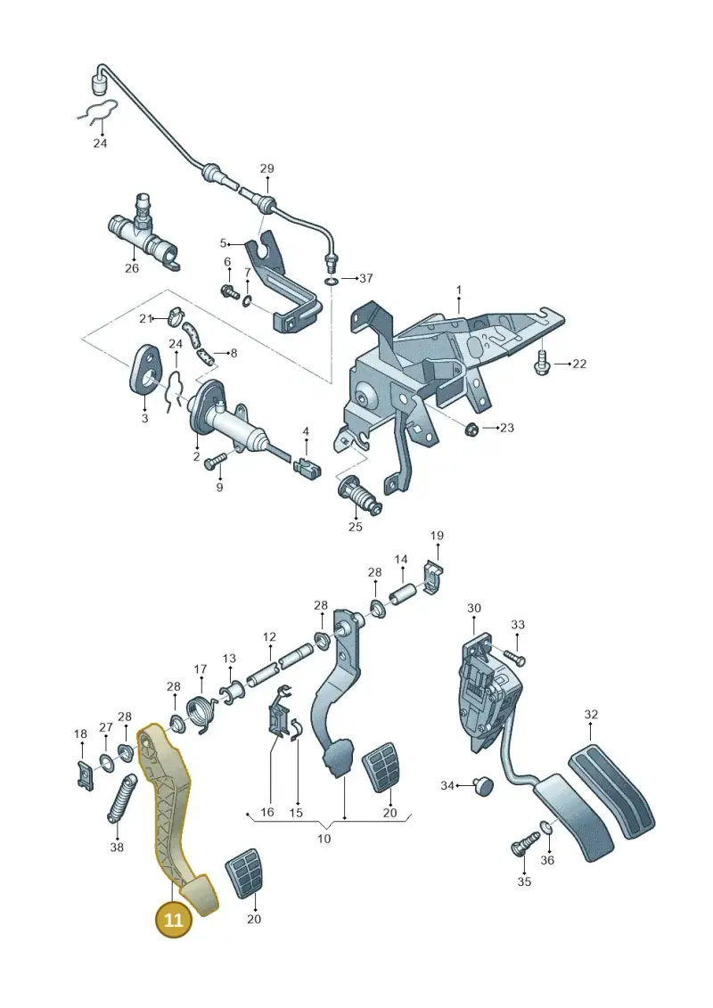 7M3721321A01C — SEAT Alhambra (2006-2010) diagram 244721250, position 11
