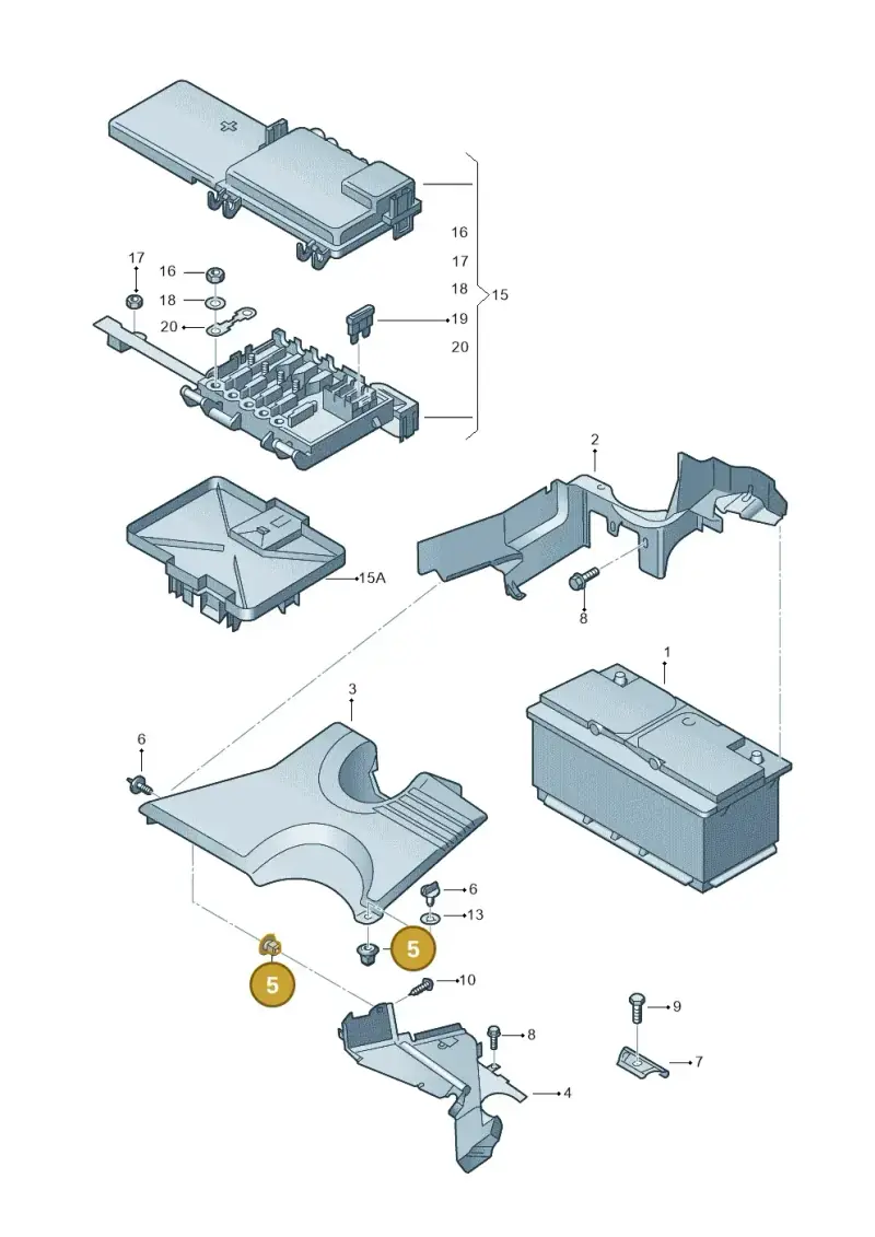 7M3915428 — SEAT Alhambra (2006-2010) diagram 406915000, position 5