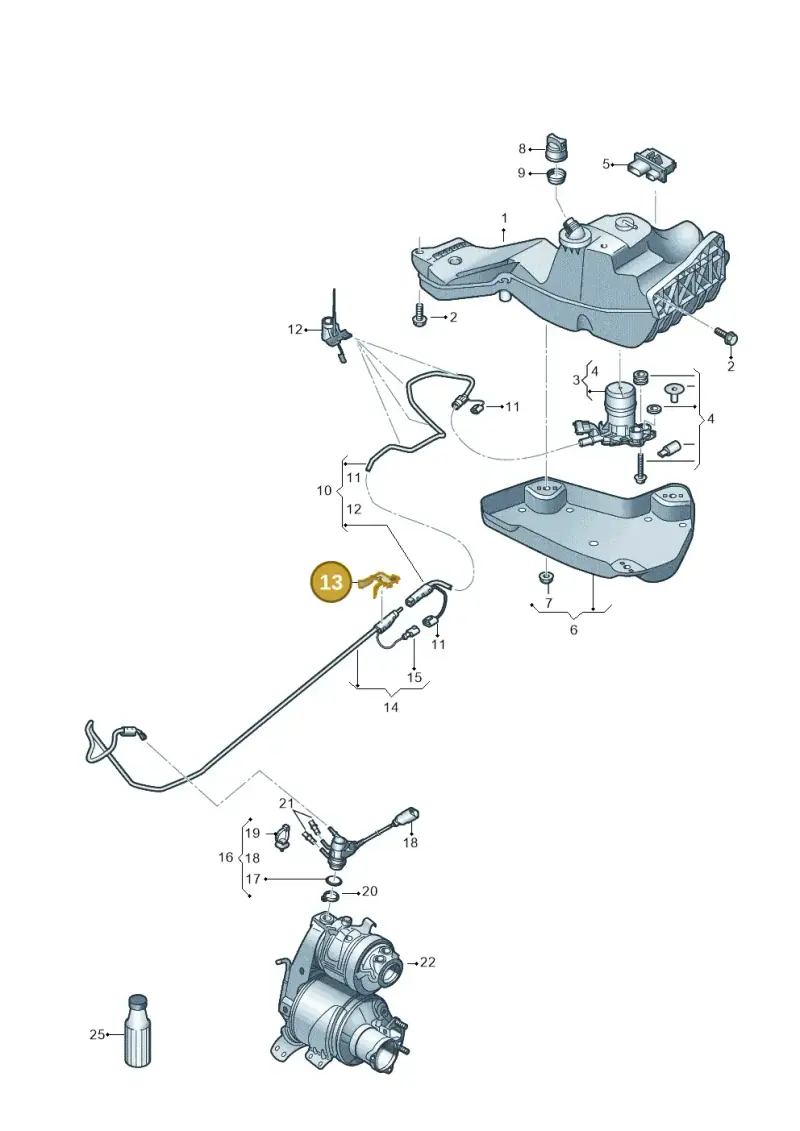 7N0131327 — SEAT Alhambra Stylance (2015-2022) diagram 863253560, position 13