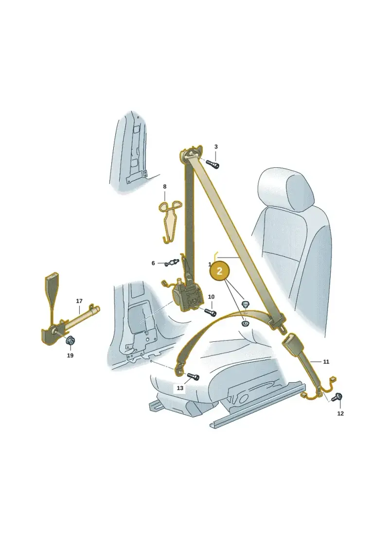 7N0857847A — SEAT EBoost CUPRA (2021-) diagram 10a857600, position 2