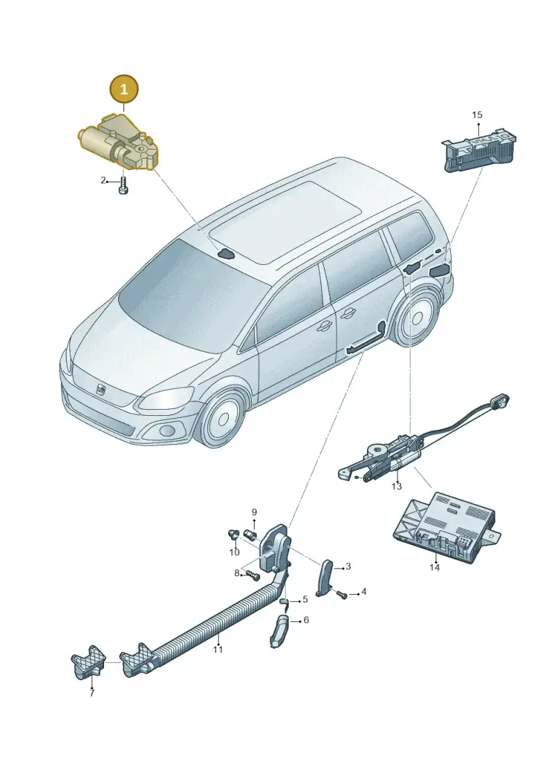 7N0959591B — SEAT Alhambra Stylance (2015-2022) diagram 878959000, position 1