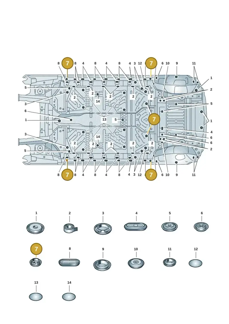 7P0899073 — SEAT EBoost CUPRA (2021-) diagram 10a803036, position 7