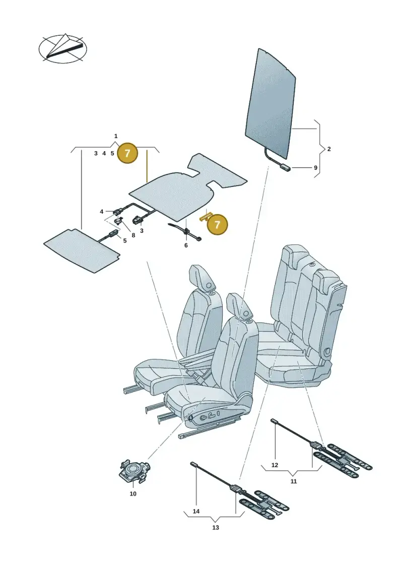 7P5957818A — SEAT EBoost CUPRA (2021-) diagram 10a963000, position 7