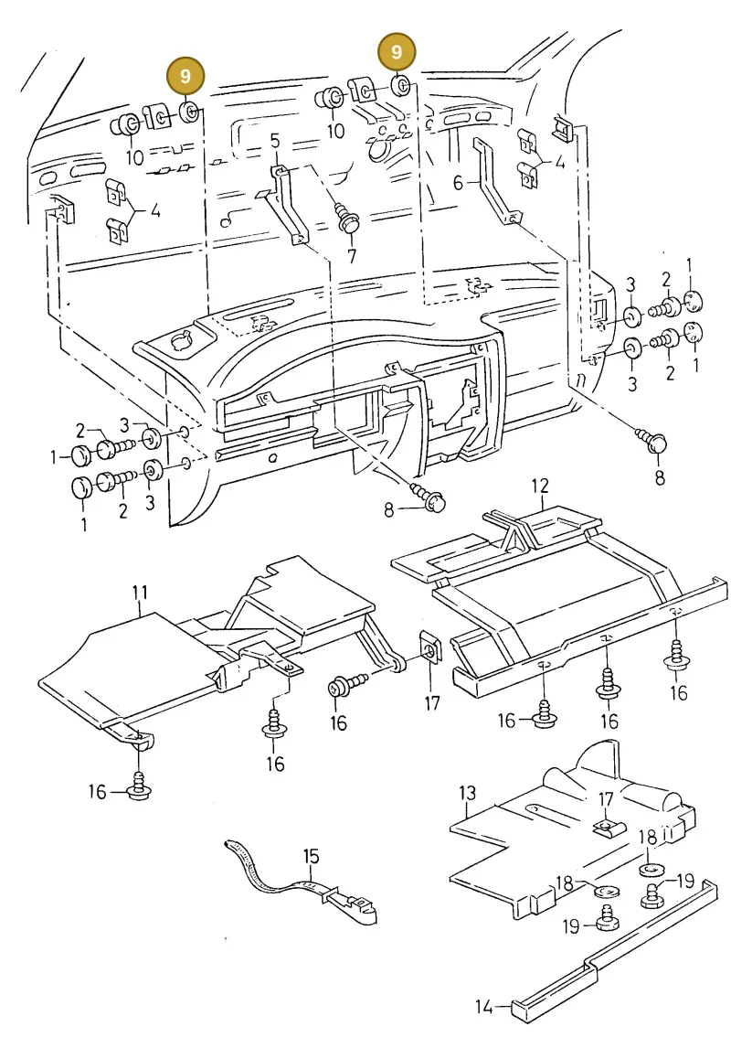 803955637 — SEAT TOLEDO        SEAT MOD.97>99 (1996-1999) diagram 130857100, position 9