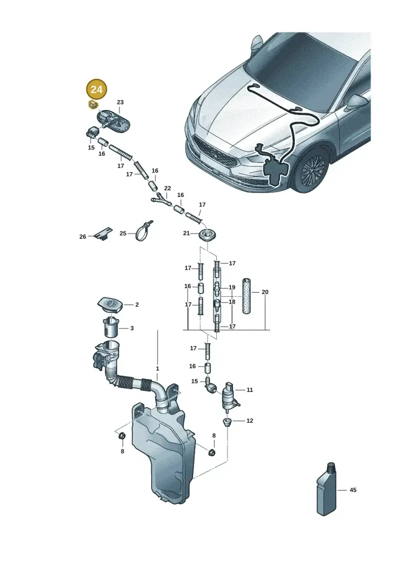810971989 — SEAT Leon style (2019-) diagram 5fn955010, position 24