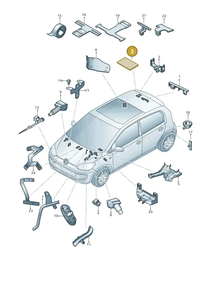 867955499 — SEAT Mii electric (2020-2021) diagram 772972010, position 3