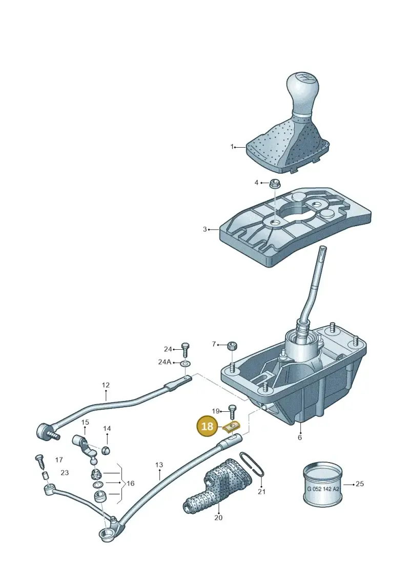 893711237B — SEAT Exeo ST Reference (2008-2011) diagram 249711400, position 18
