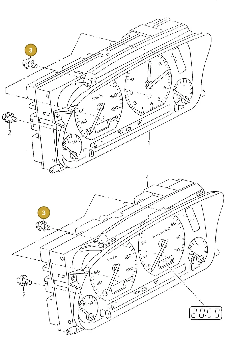 893919040A — SEAT IBIZA/CORDOBA/VARIO (1996-1999) diagram 138919050, position 3