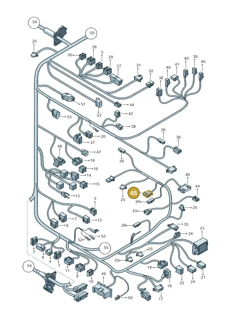 893971633 — SEAT Altea XL Reference (2013-2013) diagram 418971840, position 45