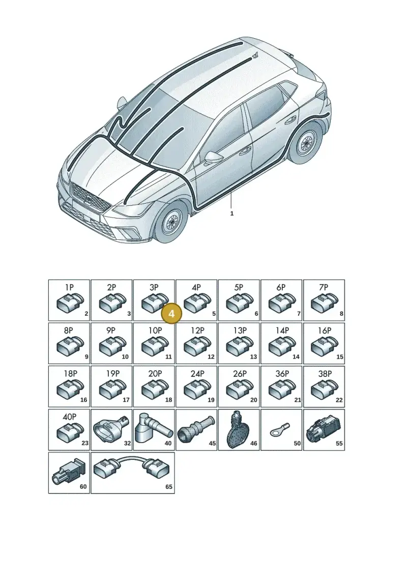 893971633 — SEAT Arona FR (2017-) diagram 835971082, position 4