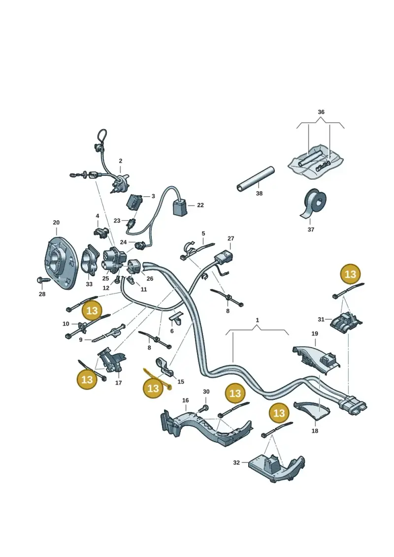 893971850C — SEAT EBoost CUPRA (2021-) diagram 10a970006, position 13