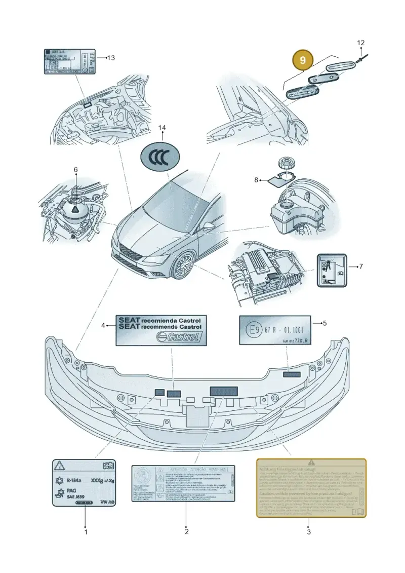 8D0000289 — SEAT Ibiza Reference (2012-2012) diagram 754010000, position 9