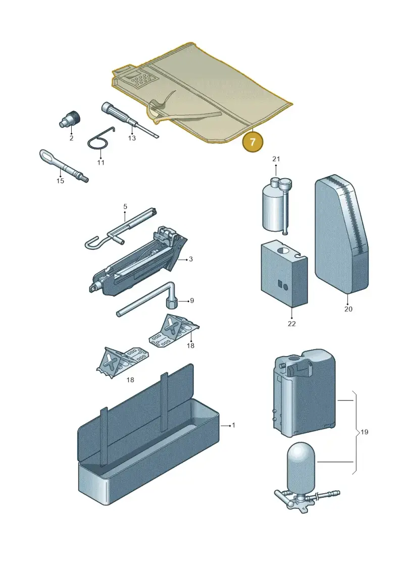 8D0012111B — SEAT Alhambra Stylance (2015-2022) diagram 689012000, position 7