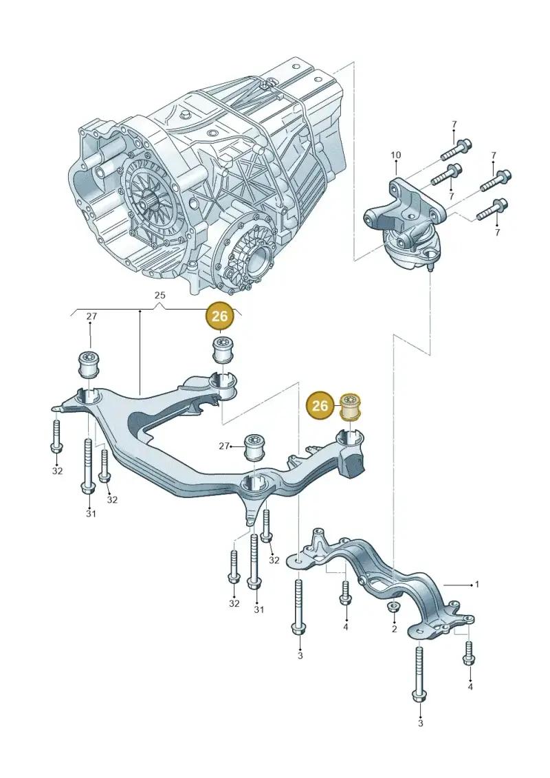 8D0399415D — SEAT Exeo ST Reference (2008-2011) diagram 454399700, position 26