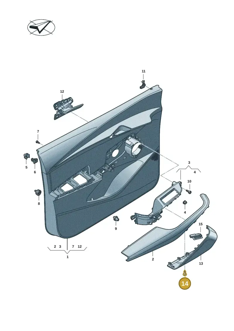 8D0839829 — SEAT Tavascan Cupra (2023-) diagram 20h867000, position 14